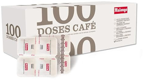 Malongo | dosettes café (100 unité (Lot de 1), Ristretto)
