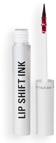 Revolution Lip Shift Ink Peel Off Lip Liner Stain, Long-Lasting, Matte Finish, Vegan & Cruelty-Free, Red Reveal, 1.8ml