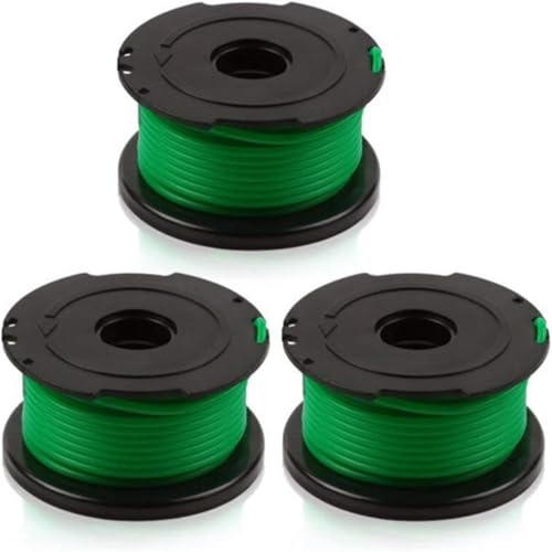 Zhanhai Lot de 3/6 bobines et fil pour débroussailleuse Black & Decker GL7033 GL8033 GL9035 A6482 Accessoires de rechange (3 pièces)