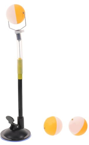 Abaodam Tischtennis für Anfänger und Familienspiele Trainingsgerät mit Saugnapf Tragbar und 360° Drehbar aus PVC und Aluminiumlegierung zu Hause und Unterwegs