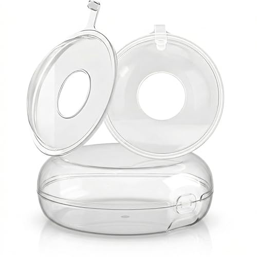 YIIWONI Coque Allaitement, 2 Pièces Incluses, Recueil Lait Maternel Efficace, Coquille Allaitement Réutilisable en Silicone Alimentaire, Protection Mamelons Sensibles, Collecte Discrète