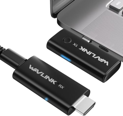 WAVLINK Trasmettitore e ricevitore HDMI wireless, estensore HDMI wireless