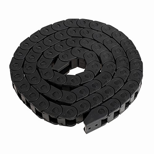 MUXSAM 1M Nylon Cable Drag Chain Wire Carrier For CNC Router Machine 3D Printer Parts-10mm*10mm