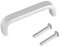 Fdit 4 Stück Pull Griff Aluminiumlegierung für Home Furniture Schubladenschrank Schrank Kleiderschrank Kommode Hardware mit Schrauben(64mm)