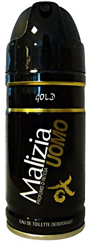 Malizia Set 12 Lufterfrischer für Herren Gold 150 ml Pflegespray Corpo, Mehrfarbig, Einheitsgröße