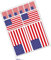 Biomar Labs 10 x PVC Autocollant Voiture Auto Moto Drapeau National Etats Unis USA D 39