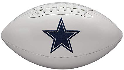 Wilson NFL Live Signature Autogramm-Fußball, offizielle Größe, Dallas Cowboys