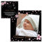 Unser-Festtag Design Blumen Baby Geburtskarte Vintage-Style Mädchen Danke sagen originell witzig Babyfoto, Ihr Text und Foto - 100 Karten
