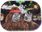 Wise Skies Metal Rolling Tray Smoking Accessories Characters Rolling Papers Rolling Tip Small (The Trippa - Small)