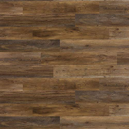 WALPLUS Umber Brown Wall Art Wood Look Planks - Barnwood Oak Blend 3D Styles - Vinyl Flooring, Laminate, Floor Tiles, Wood Flooring for Home Decor