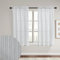GYROHOME Tenda da finestra in voile trasparente, a strisce bianche, filtrante per la luce del sole, protegge la privacy, soggiorno, camera da letto, cucina, 1 pannello, tasca per asta, 60 x 180 cm