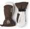 Hestra Uni Army Leather Heli Ski Mitten Glove Snow Mitten Glove for Ski & Snowboard for Men & Women - Espresso - 10