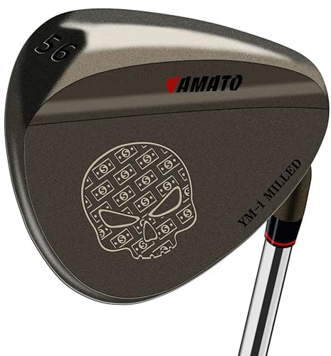 Yamato Golfkeil-Set oder einzelne Golfkeile 50/52/54/56/58/60 Golf Gap Wedge Sets Sand Wedge|Lob Wedge Golfschläger für Männer & Frauen gefräste Schlagfläche für hohen Spin