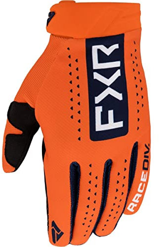 FXR Reflex Motocross Handschuhe, orange/blau, 2XL
