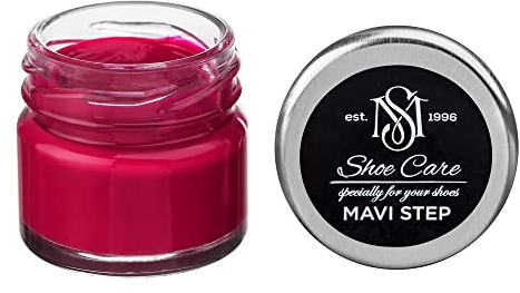 MAVI STEP Crème de Beauté pour Chaussures en Cuir à Base de Cire - 161 Violet