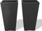 Kante Tarper Lot de 2 Pots de Fleurs Noir 55,9 cm de Haut