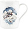 Purely Home WW2 Planes Mug - Spitfire Style Plane Dogfight Scene - Bone China White Mug Coffee/Tea Present Gift