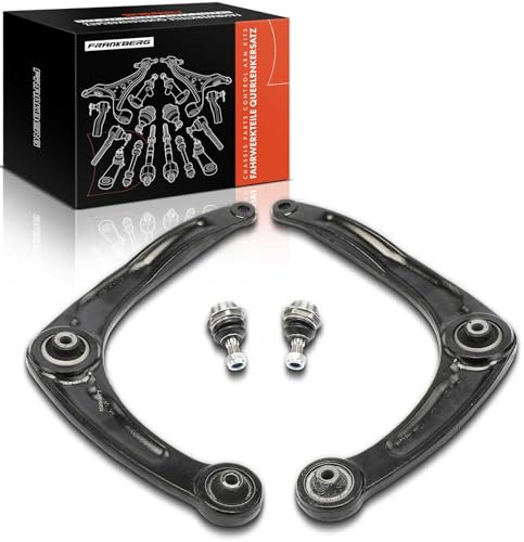 Frankberg 2x Querlenker + 2x Traggelenk Vorne Unten Kompatibel mit Berlingo Kasten/MPV B9 1.6L 2008-2024 C4 Coupe LA 1.4L-2.0L 2004-2011 Replace# 3521G8