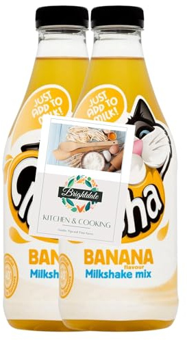 Milkshake Mix Bundle with Crusha Banana 1L 2 Pack + Brightdale Kitchen Card