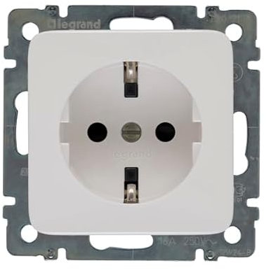 LEGRAND, Creo 776222 Prise de courant (SL) avec protection de contact accrue, couleur : ultra blanc