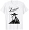 Zorro Hut Maske Schwert und Umhang Silhouette T-Shirt