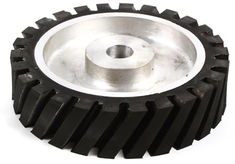 200 mm * 50 mm Gummirad Kontaktrad Rolle Rad Fur Bandschleifer Schleifer Neu, in Der Bearbeitungsabteilung, in Baugruppen Und Werkzeugen Eingesetzt Werden