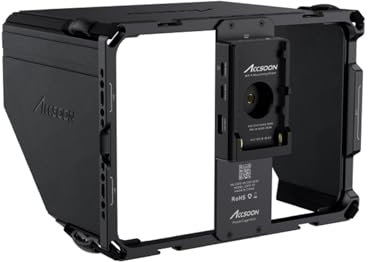 Accsoon iPad Powercage mini per iPad mini 6 mini 7, gabbia in lega di alluminio include adattatore a piastra batteria NP-F, compatile con Accsoon SeeMo, SeeMo Pro, SeeMo 4K