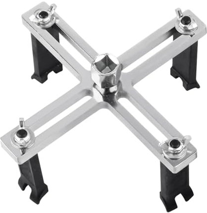 JKLDBNGH Tankgeber Schlüssel 4 Backen Kraftstofftankdeckelschlüssel Werkzeug for Entfernen der Kraftstoffpumpe Mehrzweckschlüssel Werkzeug Kraftstofftankdeckelschlüssel