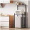 FTEYUET Over The Fridge Shelf Adjustable Height Shelving Unit Storage Shelves Metal Storage Rack Mini Fridge Shelf, Black