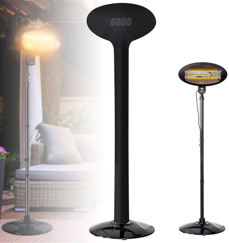 YedZen Housse de chauffage électrique 600D 180 x 65 cm - Imperméable et coupe-vent - Avec fermeture éclair et cordon de serrage réglable