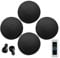Shinekoo 4Pcs Round Doorbell Replacement Button with Screws for Video Ring Doorbell Pro Fix Your Broken Cracked Button Doorbell