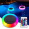 Lumiere Piscine Flottante avec Télécommande, Lampe Piscines Etanche IP68, Lampe Piscine Flottante Étanche, Éclairage Piscine Submersible Coloré, Lumière Baignoire pour Bain, Spa (A)