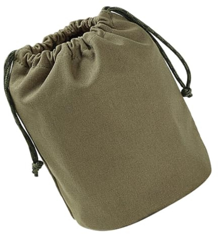 UKCOCO Canvas Aufbewahrungsbeutel mit Kordelzug Große Camping Tasche in Armeegrün Outdoor Stoffbeutel zur Geschirr und Ausrüstungsaufbewahrung
