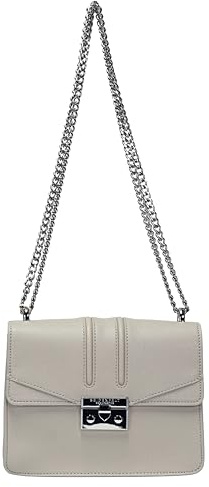 SEIDENFELT ROROS Damen-Tasche | Crossbag & Schultertasche mit variabler Kette | Elegante Umhängetasche klein | Kettenträger