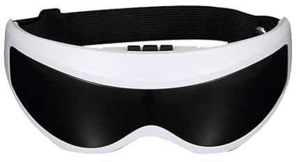 Masseur Oculaire Vibrant - Appareil rechargeable pour le soin des yeux avec vibration multimode, outil portable pour soulager la vue, ajustement confortable et réglable | Gadget Rilas
