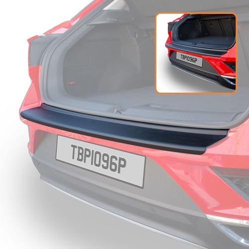Travall Ladekantenschutz Kofferraum für VW T-ROC (2017-) Selbstklebend Kratzschutz 100% Perfekte Passform Stoßstangenschutz, Einfache Montage Schwarzer ABS-Kunststoff für den Kofferraum Ladekant