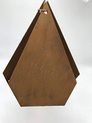 Vogelhaus (Rostdeko) zum aufhängen (Rost)