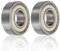 ChaRLes 2pcs 15x35x10mm Kugellager 6202 radrollenlager für 6301rs 6301z 125ccm 140cc Pit Bike