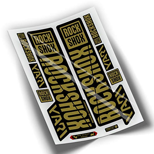 PEGATINEA Adesivo Forcella ROCKSHOX Yari 2018 WP61 GOLDEN