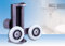 Inventive Creations Uniwheel Shower Door Runners - Universal Fit, Stainless Steel, 30mm Diameter