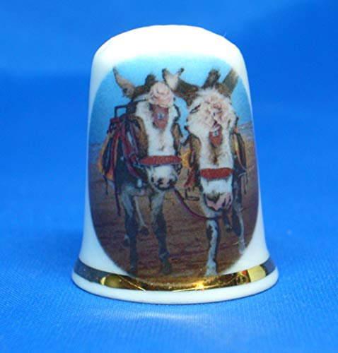 Birchcroft Porzellan-Fingerhut, Esel-Box