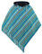 virblatt - Poncho Herren XXL | Baumwolle | Herren Poncho Winter |zum Wenden| Mexiko Poncho Herren warm Kapuze Baja Hoodie Goa Rollstuhl Poncho - Abajo XXL grün
