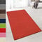 Floordirekt Velours-Teppich auf Maß - Flauschiger Teppichläufer für Küche, Flur, Wohnzimmer - Teppich Meterware Dynasty (Rot, 66 x 300 cm)