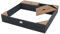 AXI Amy Bac à Sable Enfant - 115 x 115 cm| Bac à Sable pour Enfants en Bois avec Banc & Rangements | Anthracite/Marron