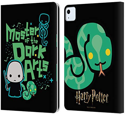 Head Case Designs Licenciado Oficialmente Harry Potter Voldemort Reliquias mortales I Carcasa de Cuero Tipo Libro Compatible con Apple iPad Air 2020/2022