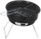 Mini ensemble de gril de barbecue rond, gril de charbon de bois portatif, avec une poignée, pour la cuisine en plein air, le camping, la randonnée