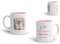 Lote de 5 Originales Tazas de Cerámica Personalizables para Niña Mi Bautizo. Recuerdos. Vajillas. Regalos para Fiestas de Cumpleaños, Bodas, Bautizos y Comuniones.DC