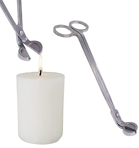 DBOO Kerzendocht-Trimmer, Edelstahl, Dochtschneider, Öllampe, Kerzen-Zubehör, Trimmer, Schere, Schneider, 17,8 cm