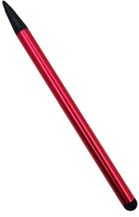 Pack of 1 x 2 in 1 Stylus Pen for Touch Screens and GPS/PDA's [Red]