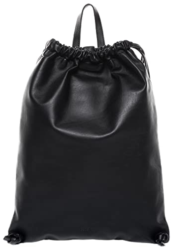 FEYNSINN Rucksack echt Leder - Lederrucksack NIK - Rucksack mit Schultergurt - Lederrucksack Herren und Damen schwarz handgefertigt